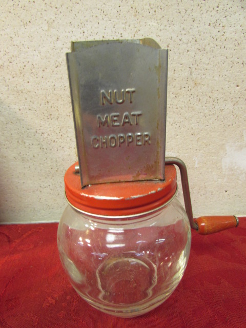 Vintage Androck Nut Chopper With Rust Lid 