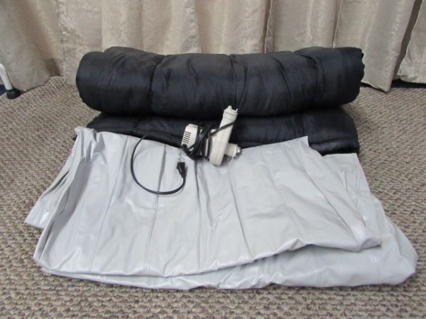 COLEMAN SLEEPING BAG & BLOW UP AIR MATTRESS