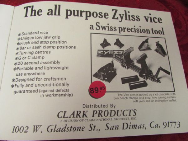 ZYLISS SWISS PRECISION ALL PURPOSE CLAMP 