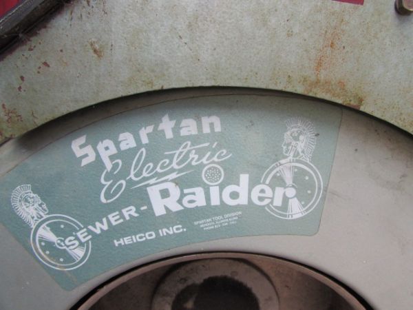 SPARTAN ELECTRIC SEWER RAIDER/SNAKE