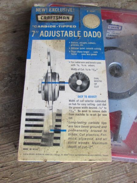 CRAFTSMAN ADJUSTABLE DADO SET