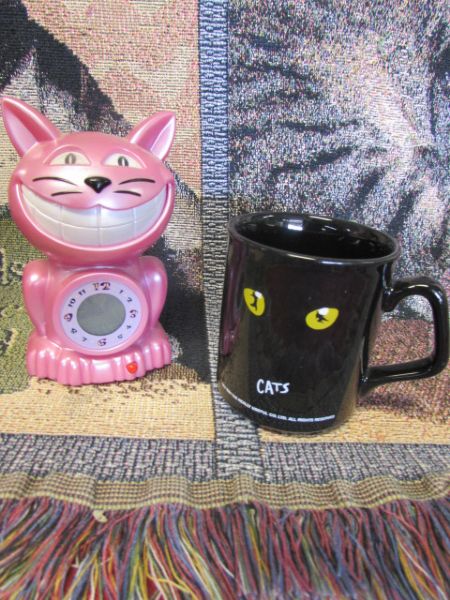 ADORABLE CAT THROW & MORE CAT ITEMS