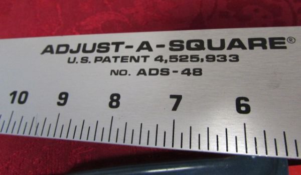 T-SQUARE, HAMMER, HACK SAW, ENGRAVER & MORE TOOLS