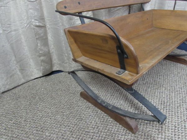 ANTIQUE BUCKBOARD/BUGGY SEAT/BENCH