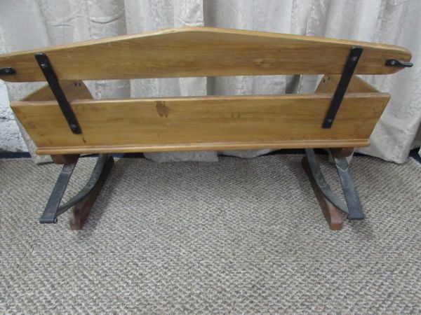 ANTIQUE BUCKBOARD/BUGGY SEAT/BENCH