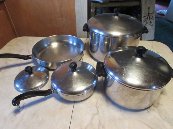 VINTAGE STAINLESS STEEL COOKWARE