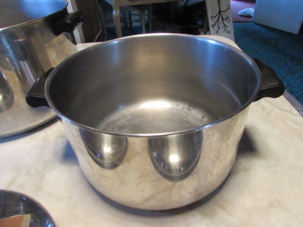 VINTAGE STAINLESS STEEL COOKWARE