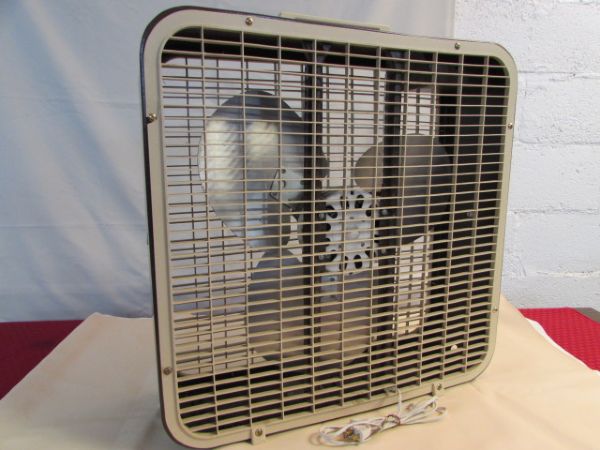 20 BOX FAN WITH THERMOSTAT