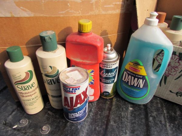 CLEANING SUPPLIES  - TWO BOXES FULL!