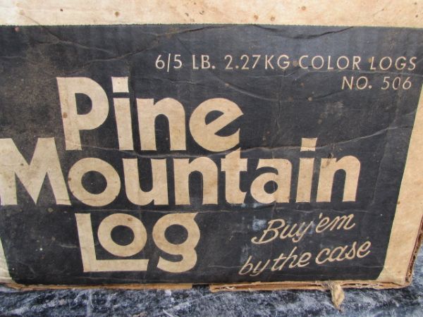 PINE MOUNTAIN COLOR LOGS FOR YOUR FIREPLACE!