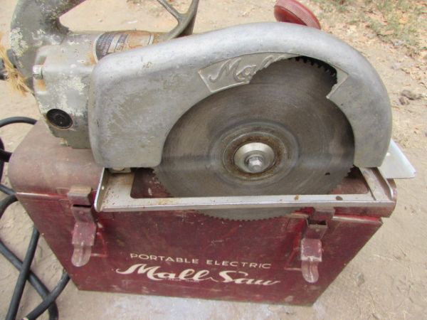 PORTABLE ELECTRIC MALL SAW WITH METAL CASE