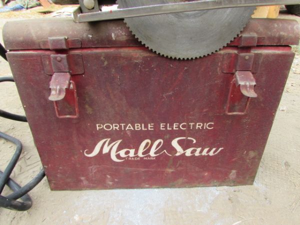 PORTABLE ELECTRIC MALL SAW WITH METAL CASE