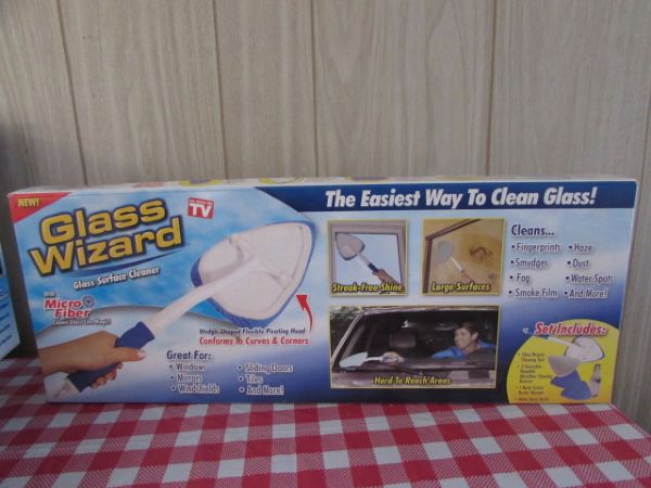 COOL CLEANING GADGETS!  MYSTIC MAID MOP, GLASS WIZARD & MORE!