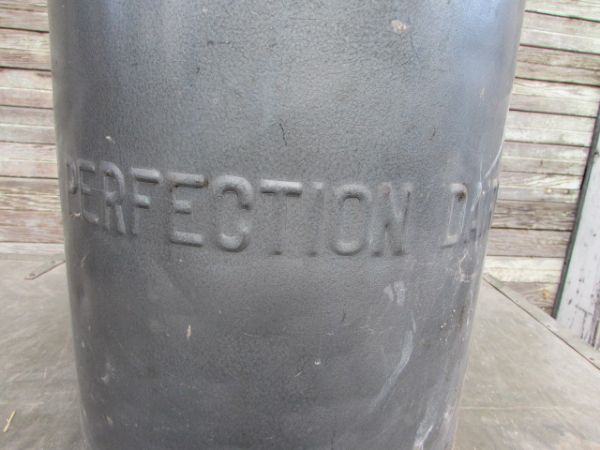 LARGE PERFECTION DAIRY VINTAGE MILK CAN
