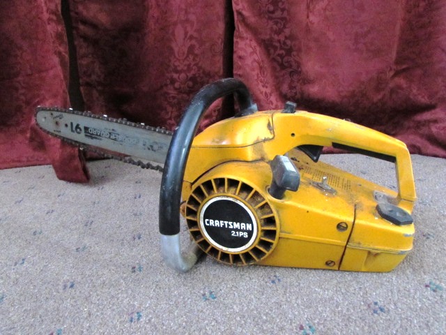 Lot Detail - CRAFTSMAN 14", 2.1 PS CHAINSAW.
