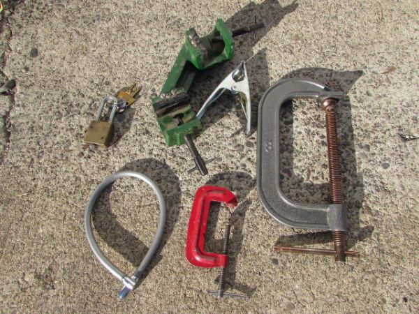 C CLAMPS, CORNER CLAMP,  TRAILER WIRE HARNESS