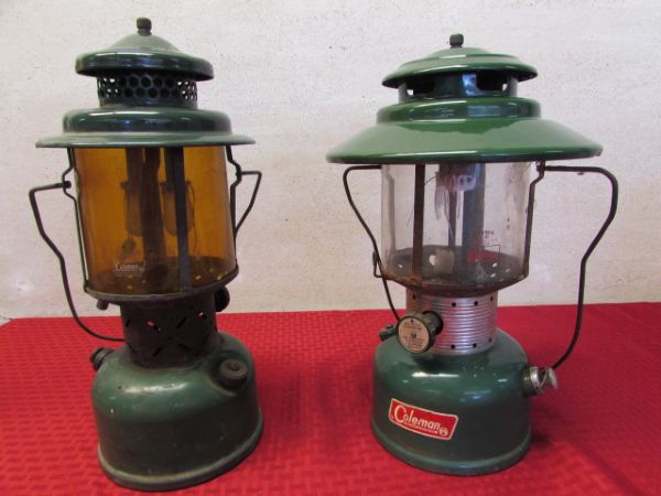 TWO VINTAGE COLEMAN LANTERNS