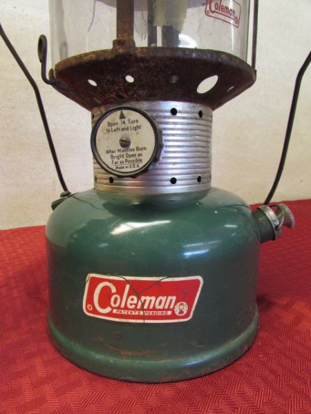 TWO VINTAGE COLEMAN LANTERNS