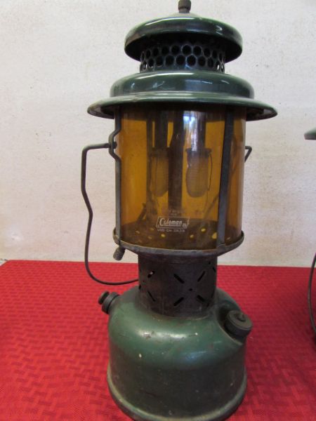 TWO VINTAGE COLEMAN LANTERNS