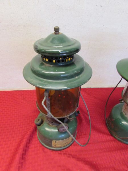 TWO VINTAGE COLEMAN LANTERNS