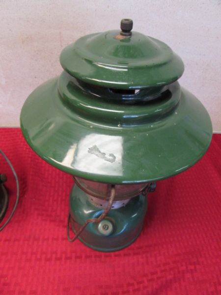 TWO VINTAGE COLEMAN LANTERNS