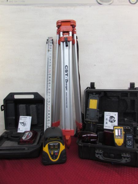 CST/BERGER ROTARY LASER SURVEY EQUIPMENT  **SELLER RESERVE HAS BEEN REDUCED**