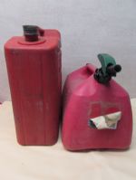 FIVE GALLON JERRY CAN & GAS CAN WITH FUEL 