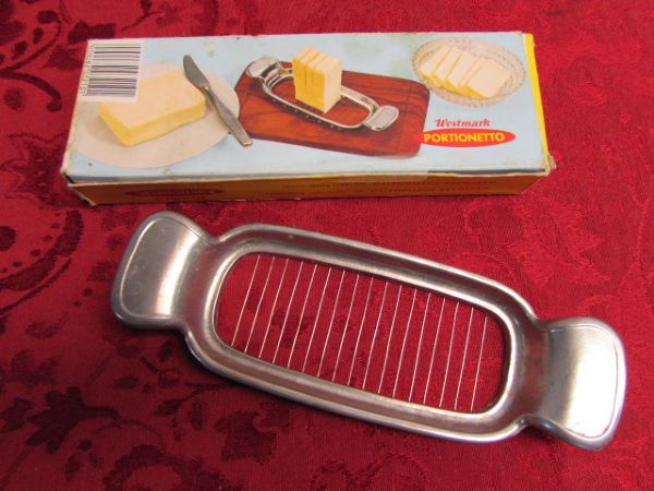 KRUPS MEAT SLICER, BLENDER, BUTTER CUTTER & COOKBOOKS