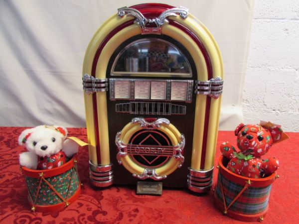 LIMITED EDITION  JUKEBOX REPLICA CROSLEY CR-11 AM/FM RADIO/CASSETTE PLAYER 