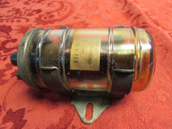 RARE VINTAGE GLASS AUTOMOTIVE IGNITION COIL