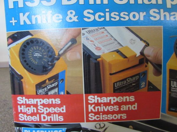 ULTRA SHARP HSS DRILL SHARPENER & KNIFE & SCISSOR SHARPENER