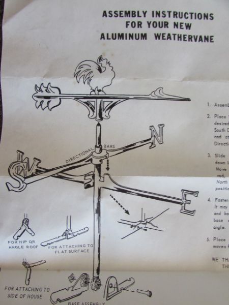 OLD NEW STOCK HORSE & BUGGY WEATHER VANE