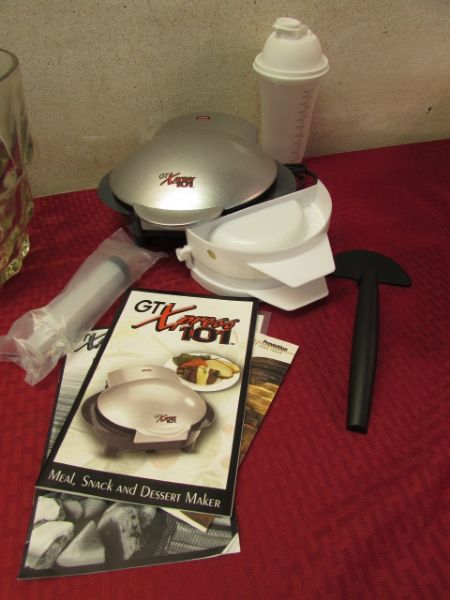 MORE NEW APPLIANCES FOR YOU!  ELECTRIC BROILER SKILLET, GT EXPRESS, LG GLASS BOWL