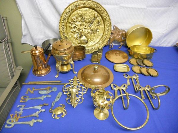 Stunning brass and copper lot.