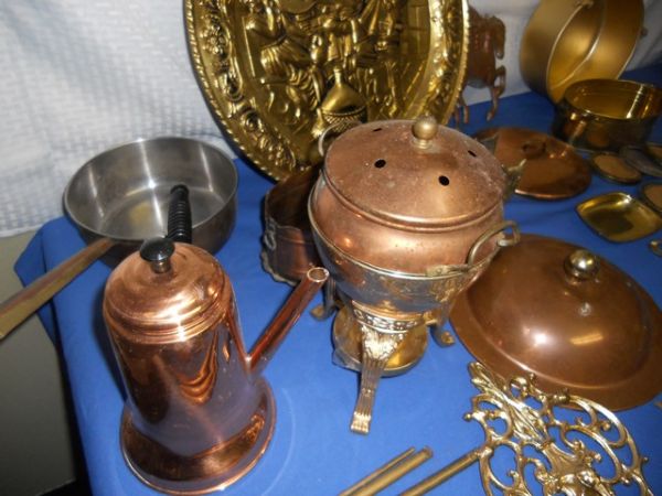 Stunning brass and copper lot.