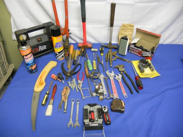 Tool lot.