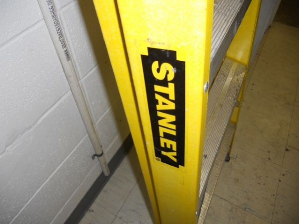 7 ft. Stanley step ladder.