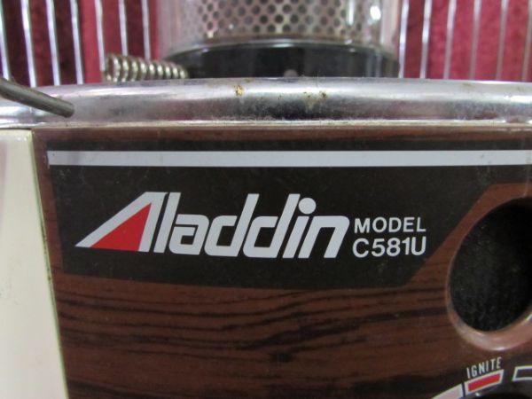 ALADDIN EQUATER KEROSENE CONVECTION HEATER