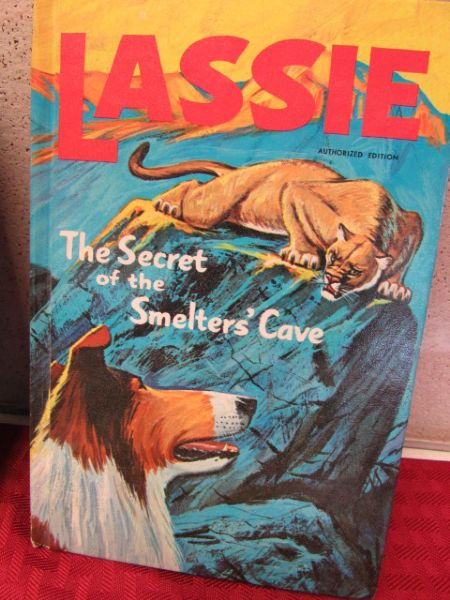 FOUR VINTAGE LASSIE BOOKS