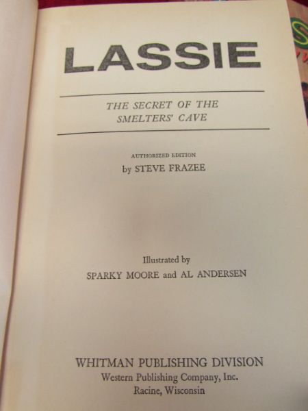 FOUR VINTAGE LASSIE BOOKS