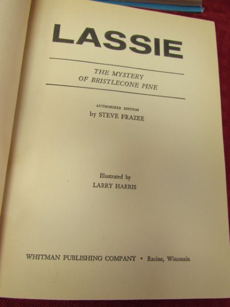 FOUR VINTAGE LASSIE BOOKS