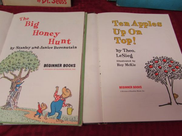 SEVEN BEGINNER BOOKS - DR. SEUSS, Berenstatin Bears & others.