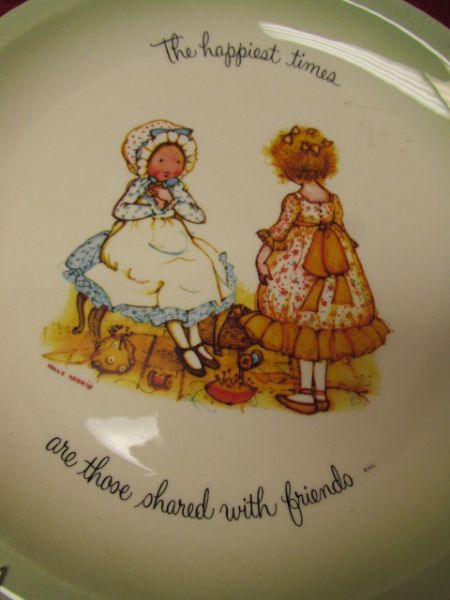 BEAUTIFUL DEPRESSION GLASS VASE, PORCELAIN TEAPOT, FRIENDSHIP PLATE & MORE