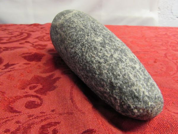 NATIVE AMERICAN STONE PESTLE 