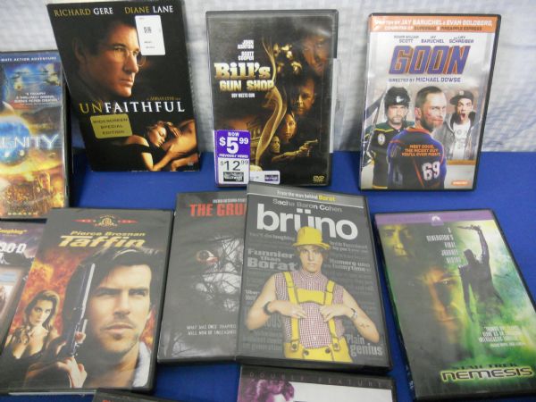 FANASTIC SELECTION OF DVD MOVIES