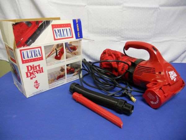 SLIGHTLY USED DIRT DEVIL VACCUM.