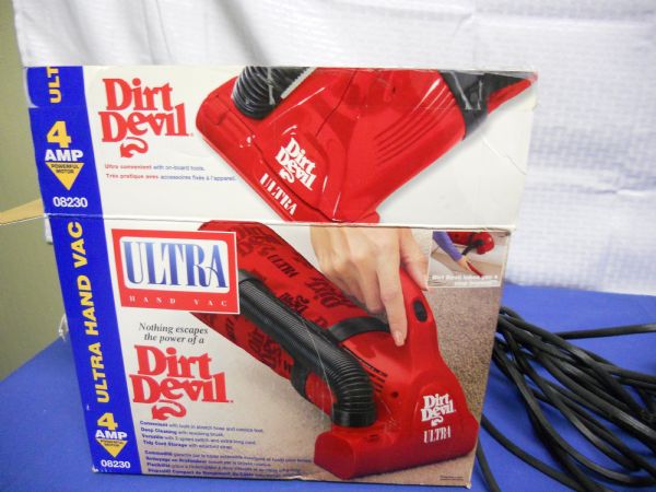 SLIGHTLY USED DIRT DEVIL VACCUM.