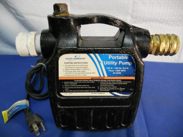 PORTABLE 110 VOLT LIQUID PUMP