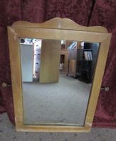 VINTAGE COUNTRY STYLE WOOD FRAMED MIRROR
