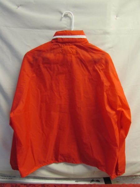 WARM & DRY IN ANY WEATHER!  MEN'S VEST, TWO LIGHT JACKETS & WATERPROOF PONCHO